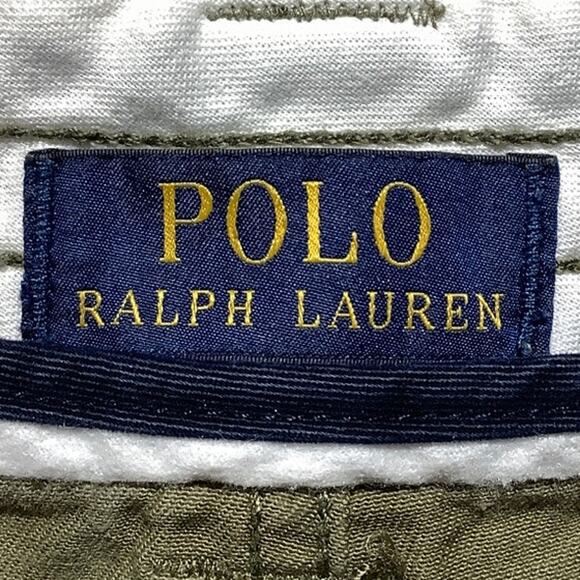 Polo Ralph Lauren Men’s Olive Cargo Shorts Size 46B – Classic, Chino, Outdoor - Picture 3 of 8
